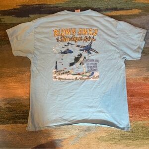 Blue Angels Light Blue Blown Away Tee